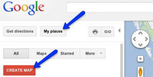 create a Google map