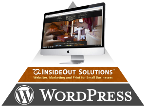 A WordPress website, along with design and managed hosting from InsideOut Solutions, creates a strong foundation for your online marketing.