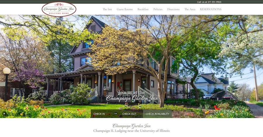 Champaign Garden Inn Homepage